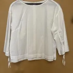AMACAアマカホワイト七分袖シャツ