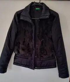 ベネトン　ジャケット黑M