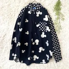 新品　東京ディズニーリゾート　ミッキー柄シャツ　Mサイズ