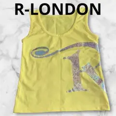R-LONDON フィットネスタンクトップ 黄色 Ｍ