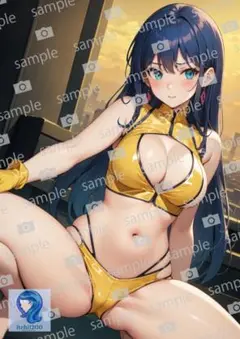 【まとめ買い割引対象】0023　アートポスター　A4サイズ　美女