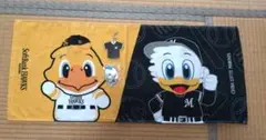 福岡ソフトバンクホークス　千葉ロッテマリーンズ タオル　キーホルダー3点セット