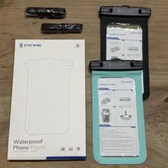 新品未使用！SYNCWIRE 防水ケース スマホケース 2個入