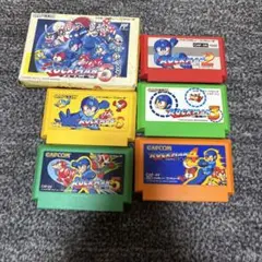 ロックマン　スーパーファミコン ソフトセット2.3.4.5.6作　6のみ箱付き