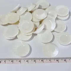 30個 白皿 プレート ミニチュア ドールハウス ハンドメイド 食器