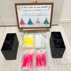 ドレスの色当てクイズ　一式セット