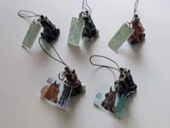 JRA競馬場 ガチャ　アイドルホースミニコレクション　5点セット
