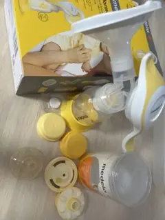 medela Harmony 母乳搾乳器 イエロー