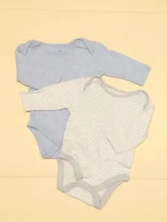 next 長袖ロンパース(ストラップ、無地)2枚セット 3М