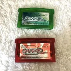 ゲームボーイアドバンスソフト　ポケットモンスター エメラルド ルビー セット