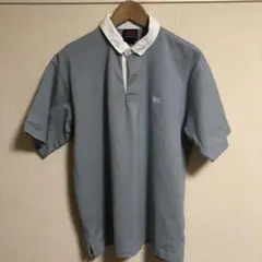 刺繍ロゴ　Canterbury グレー ポロシャツ M
