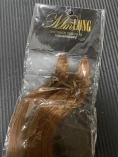 ワンタッチエクステ　茶髪