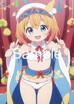 A4サイズアートポスター 1点もの 美女ポスター最高品質 E-L-７４