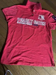 PEARLY GATES ポロシャツ赤 サイズ2❤️