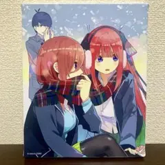 五等分の花嫁展 限定キャンバスボード 二乃&三玖&風太郎
