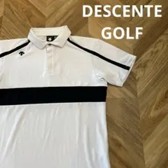 DESCENTE GOLF デサント　ゴルフ　白　シャツ