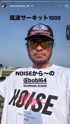 CHALLENGER チャレンジャー　NOISE Ｔシャツ　長瀬智也