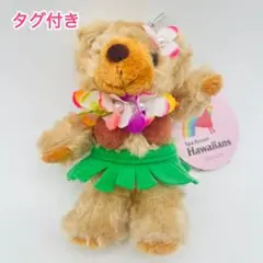 【新品タグ付き】ご当地ベア　ハワイアンズ　フラガールベア　ぬいぐるみ　マスコット