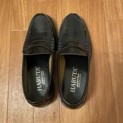 HARUTA ブラックローファー