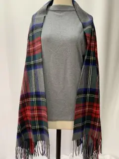 JOHNSTONSジョンストンズ カシミヤ 大判マフラー スチュワート ストール
