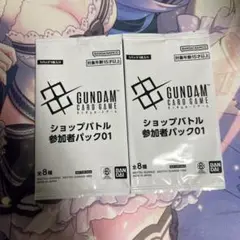 GUNDAM CARD GAME ショップバトル参加パック01 2パックセット