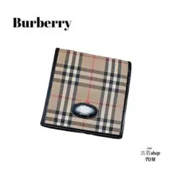 Burberry 折財布 ノバチェック ブラック 黒