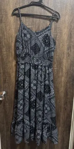INGNI　イング　バンダナキャミワンピース　クロ　38 新品タグ付き