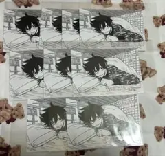 桃源暗鬼 イラストペーパー 17巻 特典 淀川真澄 黒　7枚 赤　2枚