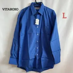 1239 VITAROSO 長袖シャツ ブルー L