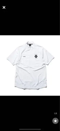 FCRB 22ss S/S TEAM MOCK NECK TOP WHITE M