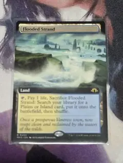 MTG　モダンホライゾン3 溢れかえる岸辺　拡張アート　英語版