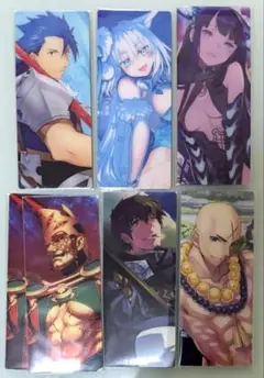 FGO　最終再臨展　編成画面風カード　7点セット