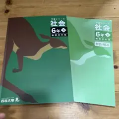 社会 6年 下 解答・解説付き　最難関校対策