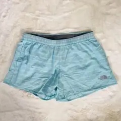 ノースフェイス スポーツ トレーニング用パンツ【S】水色 おしゃれ ボーダー