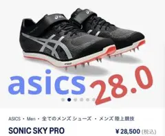 ASICS SONIC SKY PRO 28.0cm ブラック