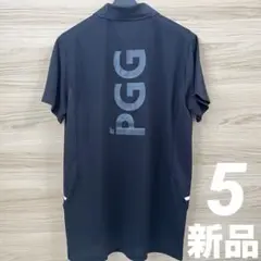 新品★26,400円 PGG パーリーゲイツ 黒系ポロシャツ 超速乾 メンズL