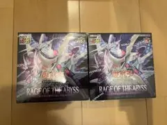 遊戯王カードRAGE OF THE ABYSS シュリンク付き　2BOX