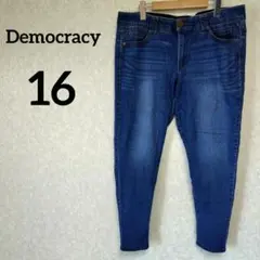 海外古着✨Democracy【16サイズ】 スキニーデニム ウエストゴム