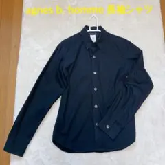 agnes b. homme アニエスベーオム ブラック 長袖シャツ