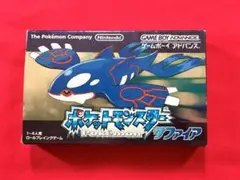 【動作確認済】GBA ポケットモンスター　サファイア　箱・取扱説明書付き