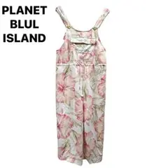 【M2】PLANET BLUE ISLAND/サロペットパンツ