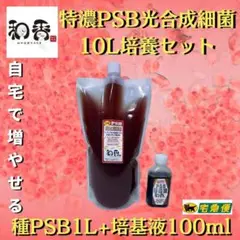 光合成細菌PSB10L用培養セット 関連:めだか金魚ミジンコクロレラAR