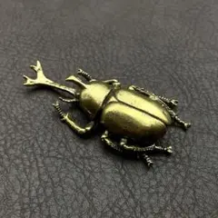 真鍮 置物 アンティーク ヴィンテージ ハンドメイド 虫 カブトムシ9