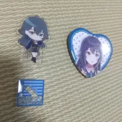 学園アイドルマスター　月村手毬　アクリルスタンド　缶バッジ
