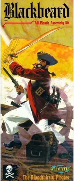 Blackbeard 海賊　黒髭　プラモデル　アトランティスモデル