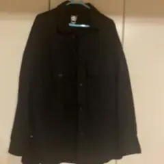 ブラックジャケット 前面ポケット付き