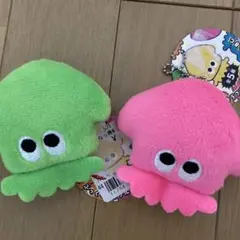 ふっくりカラフルイカマスコットBC 新品タグ付き2個