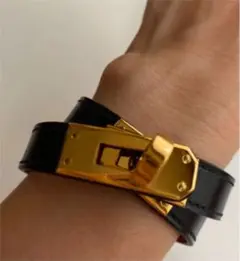 HERMES ケリーブレスレット BLACK