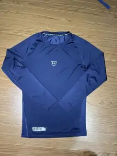 アンダーアーマー　コンプレッションシャツ　ネイビー　長袖