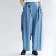 mina perhonen ミナペルホネン hiekka ワイドパンツ リネン
